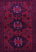 Machine Washable Persian Pink Traditional Rug, wshtr1753pnk