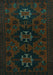 Persian Turquoise Traditional Rug, tr1753turq