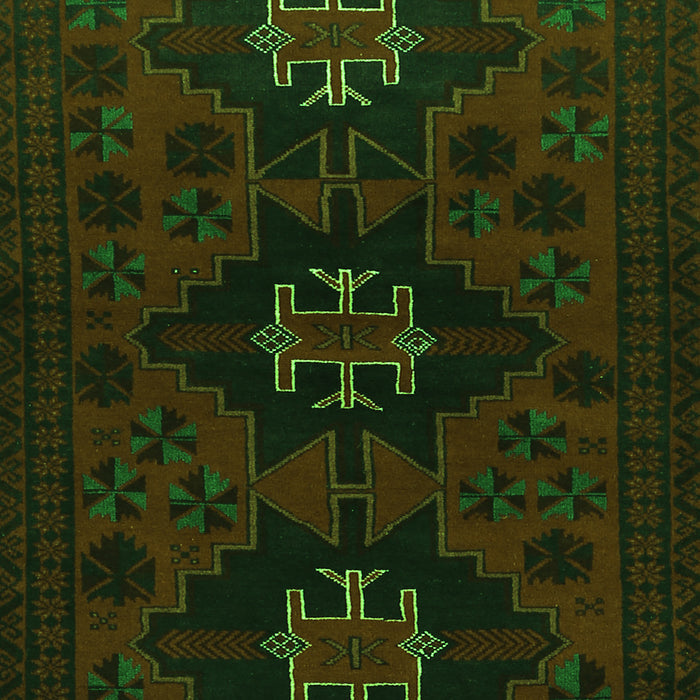 Persian Green Traditional Rug, tr1753grn