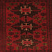 Serging Thickness of Persian Orange Traditional Rug, tr1753org