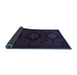 Sideview of Persian Blue Traditional Rug, tr1753blu