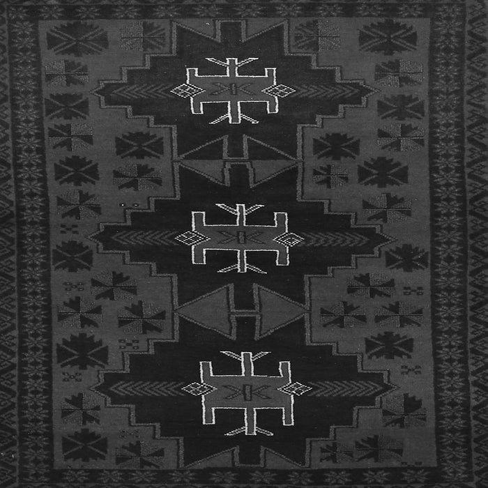 Serging Thickness of Persian Gray Traditional Rug, tr1753gry