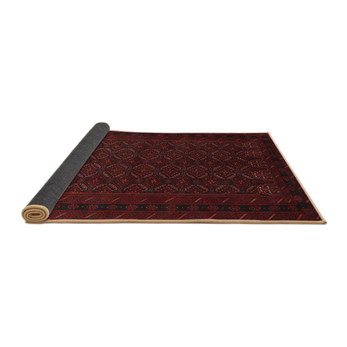Sideview of Traditional Bakers Brown Persian Rug, tr1754