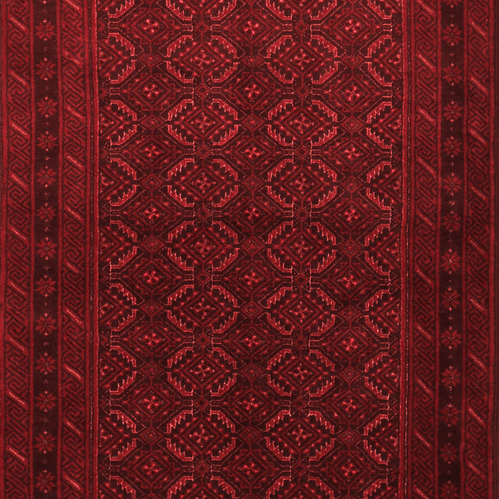 Machine Washable Persian Red Traditional Rug, wshtr1754red