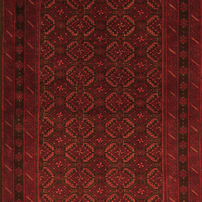 Serging Thickness of Machine Washable Persian Orange Traditional Area Rugs, wshtr1754org