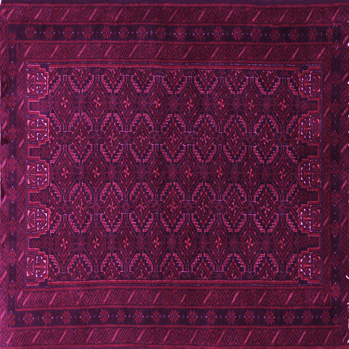 Square Machine Washable Persian Pink Traditional Rug, wshtr1754pnk