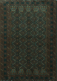 Persian Turquoise Traditional Rug, tr1754turq