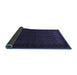 Sideview of Persian Blue Traditional Rug, tr1754blu