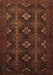 Machine Washable Persian Brown Traditional Rug, wshtr1755brn