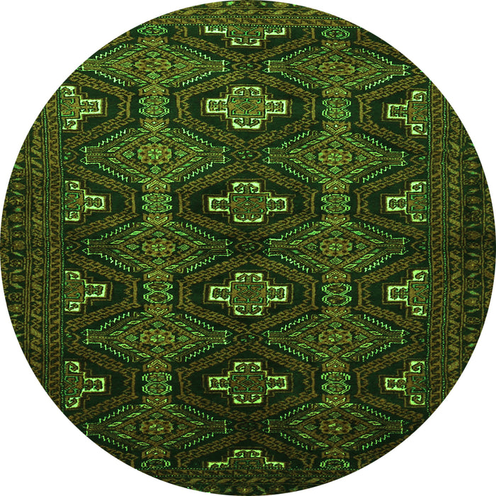 Machine Washable Persian Green Traditional Area Rugs, wshtr1755grn