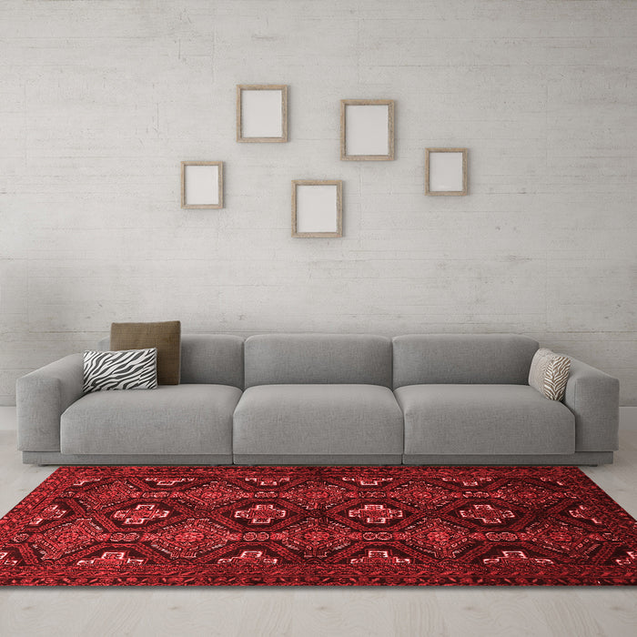 Traditional Red Washable Rugs