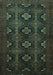Persian Turquoise Traditional Rug, tr1755turq