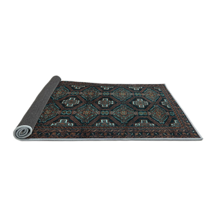 Sideview of Persian Light Blue Traditional Rug, tr1755lblu