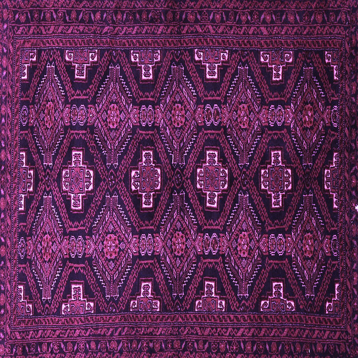Square Persian Purple Traditional Rug, tr1755pur