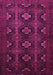 Machine Washable Persian Pink Traditional Rug, wshtr1755pnk