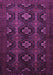 Machine Washable Persian Purple Traditional Area Rugs, wshtr1755pur