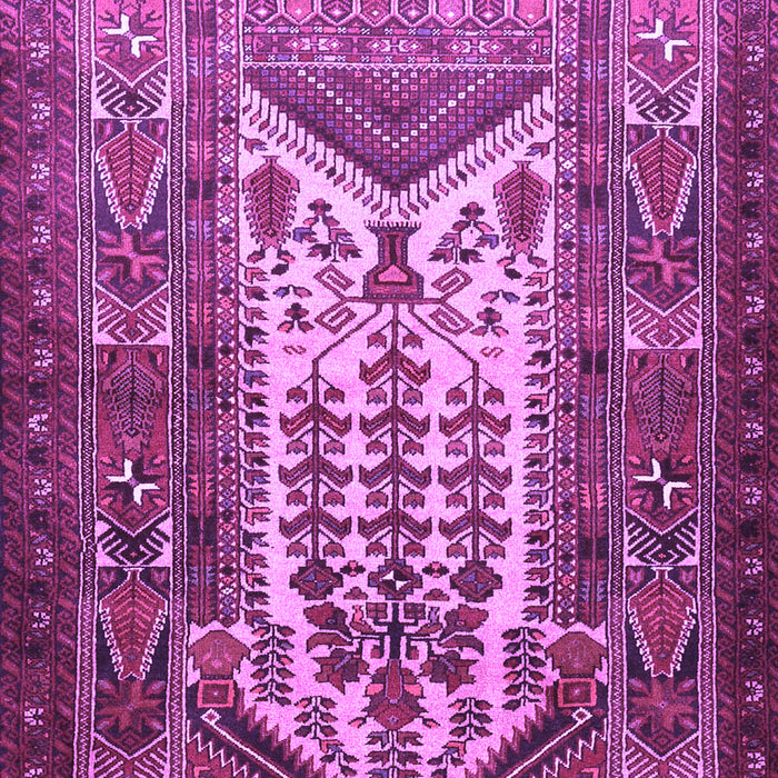 Machine Washable Persian Purple Traditional Area Rugs, wshtr1756pur
