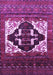 Machine Washable Persian Purple Traditional Area Rugs, wshtr1757pur