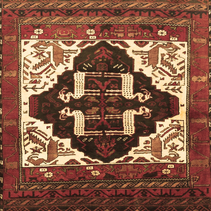 Machine Washable Persian Brown Traditional Rug, wshtr1757brn
