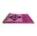 Sideview of Persian Pink Traditional Rug, tr1757pnk