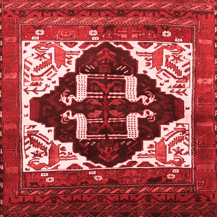 Machine Washable Persian Red Traditional Rug, wshtr1757red