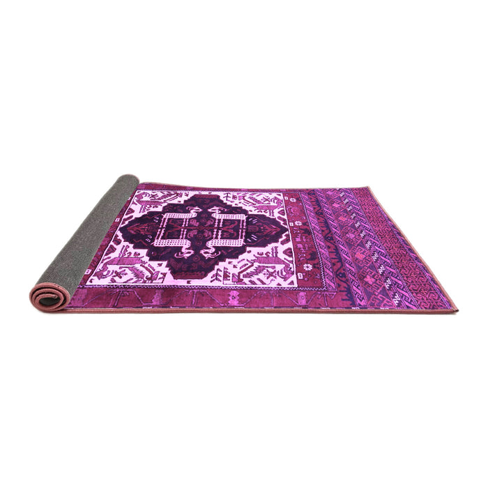 Sideview of Persian Purple Traditional Rug, tr1757pur