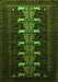 Animal Green Traditional Rug, tr1758grn