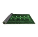 Sideview of Animal Emerald Green Traditional Rug, tr1758emgrn