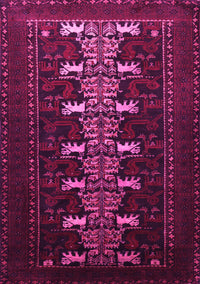 Animal Pink Traditional Rug, tr1758pnk