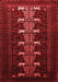 Animal Red Traditional Area Rugs