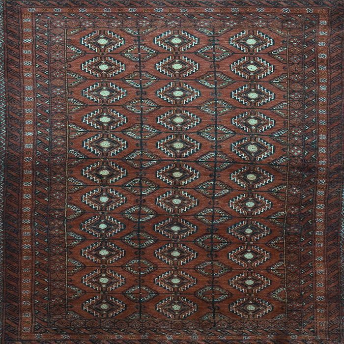 Square Southwestern Light Blue Country Rug, tr1759lblu