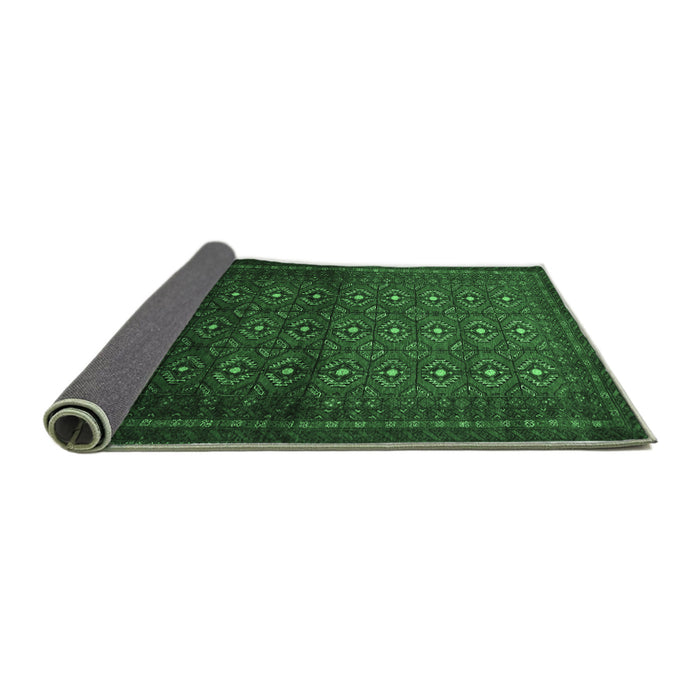 Sideview of Southwestern Emerald Green Country Rug, tr1759emgrn