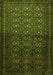 Southwestern Green Country Rug, tr1759grn