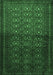 Southwestern Emerald Green Country Rug, tr1759emgrn