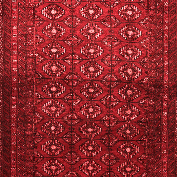 Machine Washable Southwestern Red Country Rug, wshtr1759red
