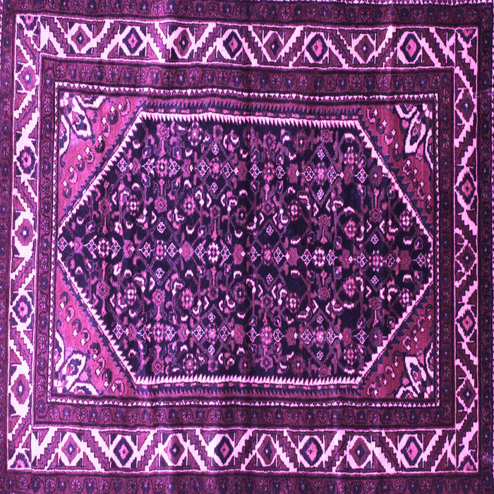 Square Persian Purple Traditional Rug, tr175pur