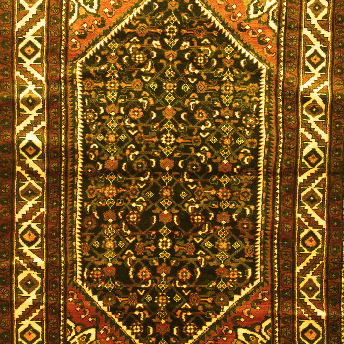 Persian Yellow Traditional Rug, tr175yw
