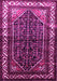 Machine Washable Persian Pink Traditional Rug, wshtr175pnk