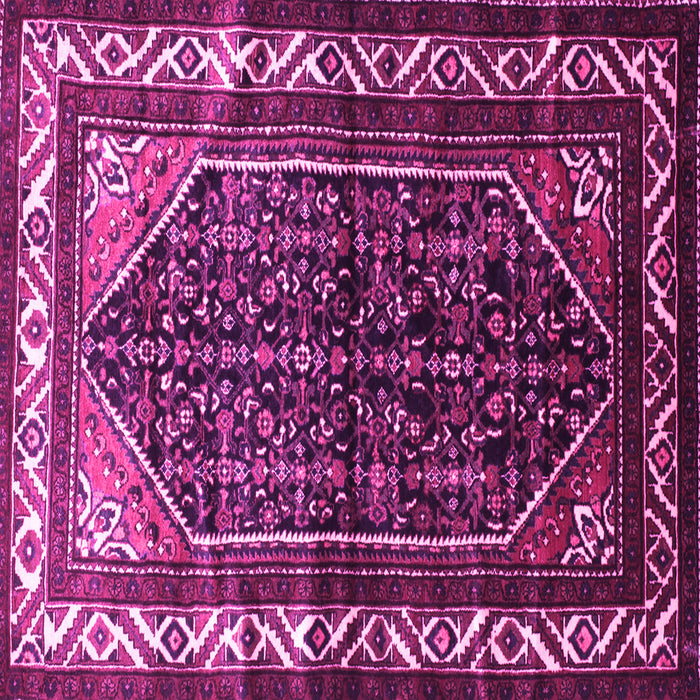 Square Persian Pink Traditional Rug, tr175pnk