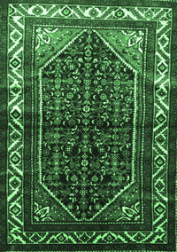 Persian Emerald Green Traditional Rug, tr175emgrn