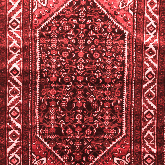 Machine Washable Persian Red Traditional Rug, wshtr175red
