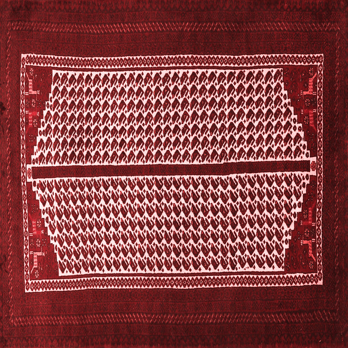 Machine Washable Persian Red Traditional Rug, wshtr1760red