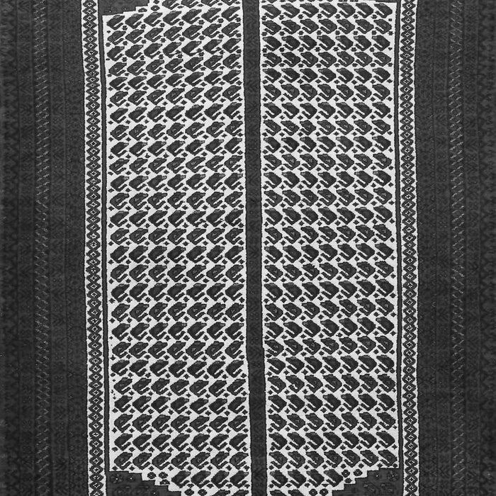 Serging Thickness of Machine Washable Persian Gray Traditional Rug, wshtr1760gry