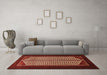 Machine Washable Persian Orange Traditional Area Rugs in a Living Room, wshtr1760org