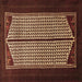 Square Persian Brown Traditional Rug, tr1760brn