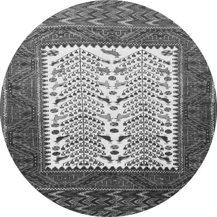 Machine Washable Persian Gray Traditional Rug, wshtr1761gry