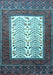 Machine Washable Persian Light Blue Traditional Rug, wshtr1761lblu