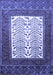 Machine Washable Persian Blue Traditional Rug, wshtr1761blu