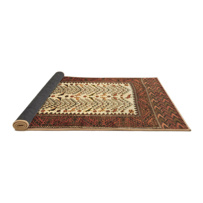 Sideview of Persian Brown Traditional Rug, tr1761brn