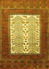 Persian Yellow Traditional Rug, tr1761yw